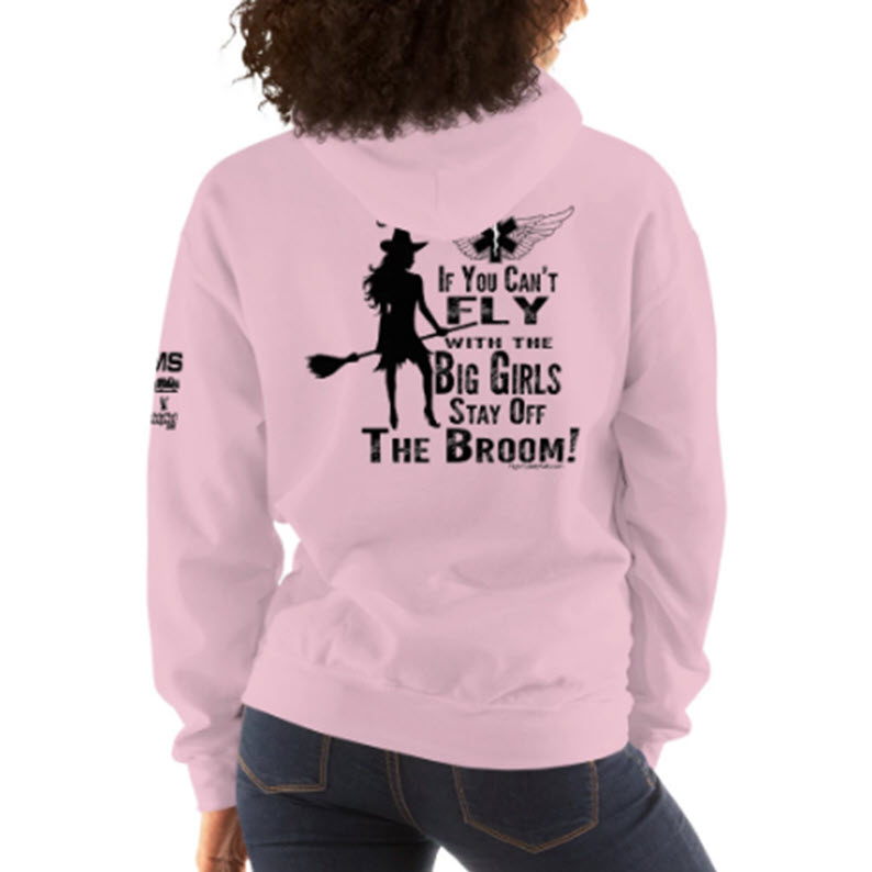 Fly with Big Girls Hoodie Pink 800
