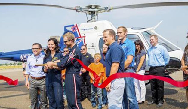 Soda Springs Unveils New Medical Helicopter Base
