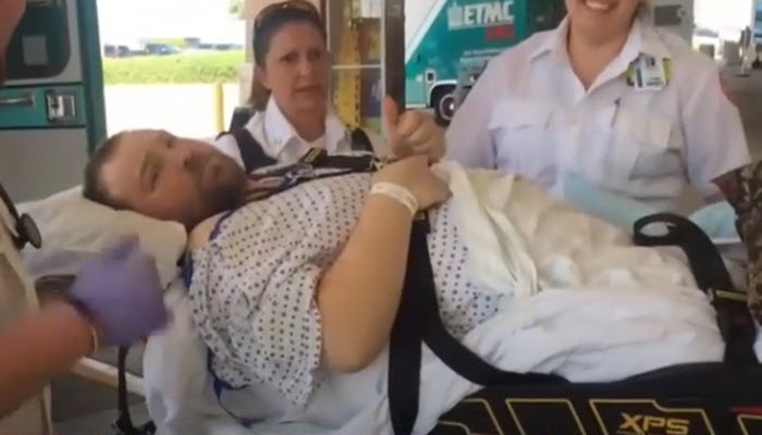 Paralyzed Firefighter Helps Injured Paramedic
