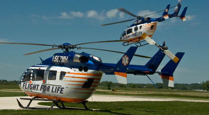 Drone Interferes with Medical Helicopter Landing Zone