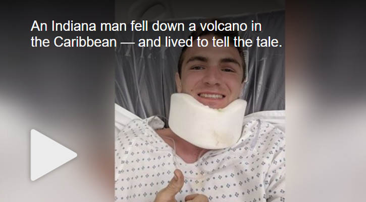 Man Who Fell in Volcano on Honeymoon Needs an Air Ambulance - Insurance won't pay 35K