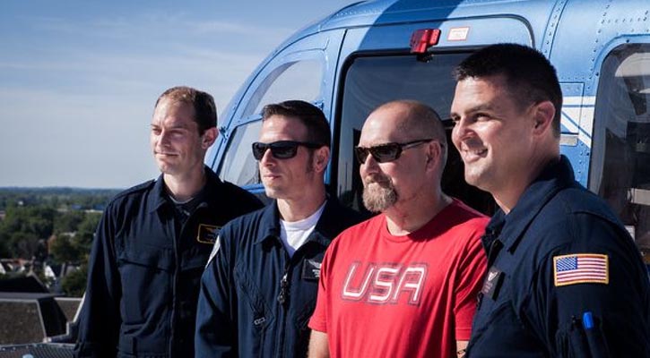 Life Star Flight Saves Man Life After Cutting Jugular Vein with Saw