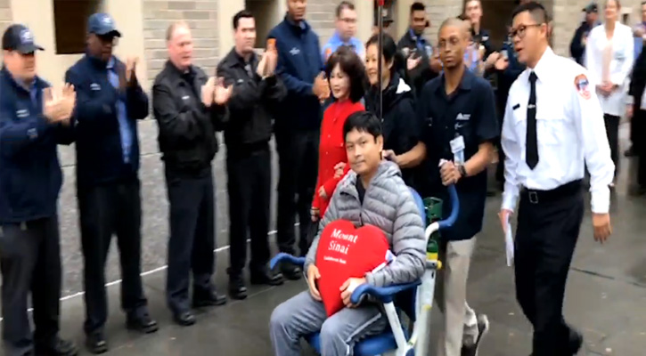 FDNY EMS lieutenant who suffered aortic aneurysm