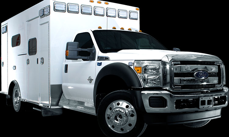 Ambulance Stock Photo black bg
