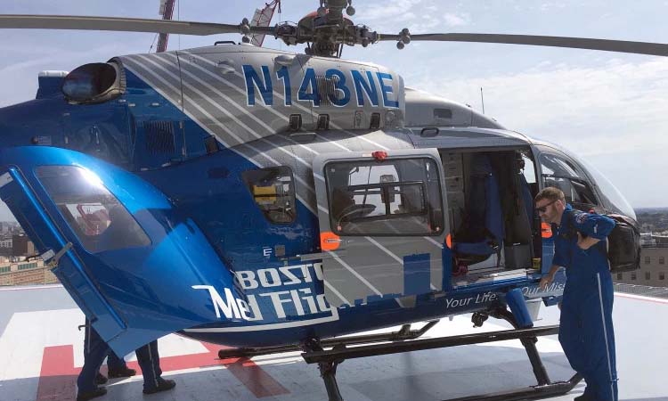 Boston Med Flght First to Carry Blood Products
