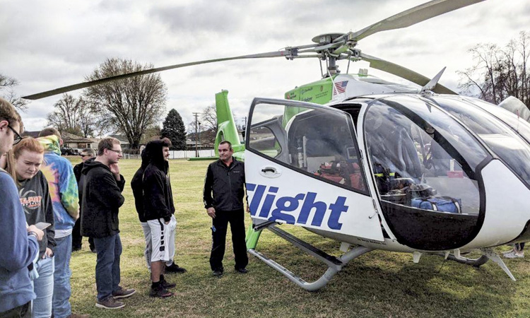MedFlight Helicopter Visit